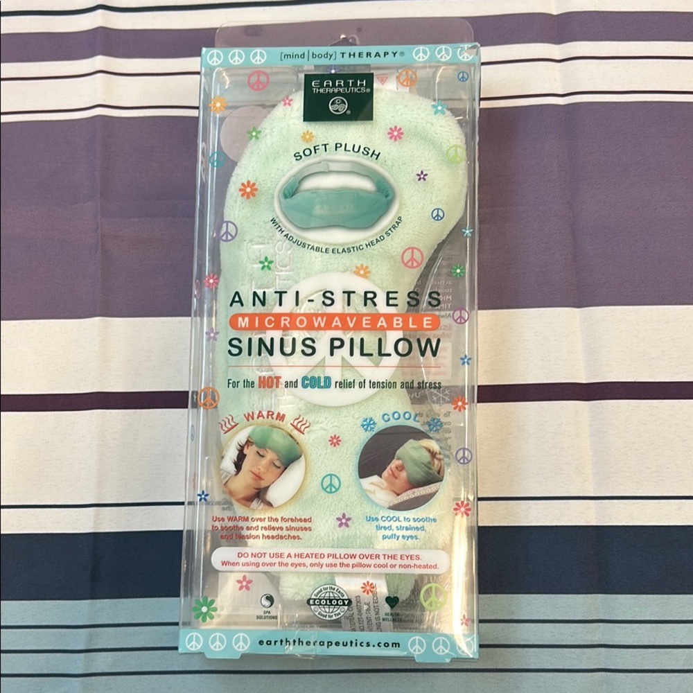 Soft Plush Anti-Stress Sinus Pillow - White